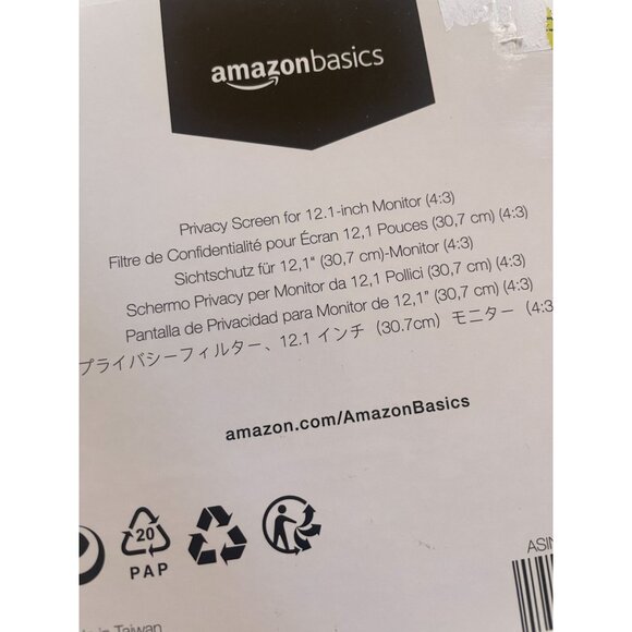 Amazon Basics Privacy Screen Filter For 12.1" Widescreen Laptop car stereo Tesla - Picture 8 of 8